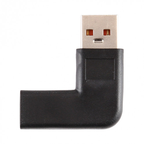 Connecteur d'adaptateur d'alimentation coudé à 90 degrés USB-C / Type-C femelle à Yoga 3 mâle pour Lenovo SH0962375-04