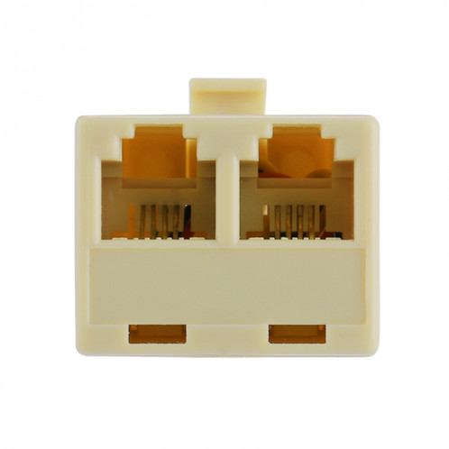 Adaptateur de connecteur d'extension de câble d'extension de téléphone de bureau de ports de RJ11 double SA1009657-05