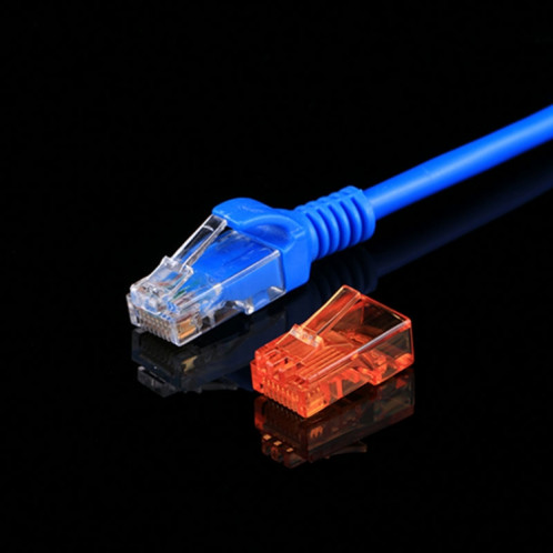 100 PCS Anpwoo Amp01 RJ45 Connecteur Fiche Modulaire (Orange) S1010E1239-05