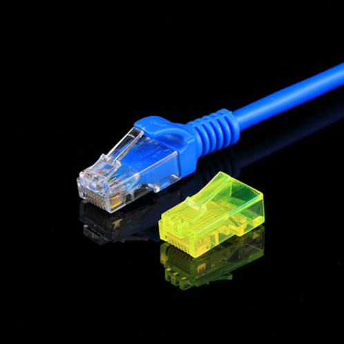 100 PCS Anpwoo Amp01 RJ45 Connecteur Fiche Modulaire (Jaune) S1010Y143-05