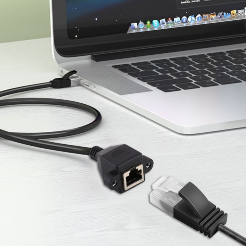 Câble d'extension de verrouillage à vis RJ45 femelle à mâle CAT6E, longueur: 2 m SH102981-05