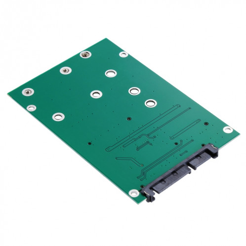 M.2 NGFF & mSATA SSD à SATA III 7 + 15 broches Adaptateur Convertisseur SM11181355-07