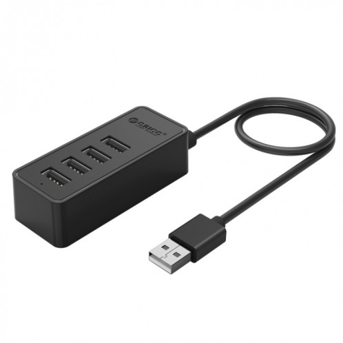 ORICO W5P-U2-100 USB 2.0 Bureau HUB avec 100 cm Micro Câble USB Alimentation (Noir) SO120B1899-016