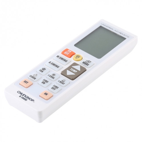 Chunghop K-2988E Télécommande universelle A / C avec lampe de poche SC1172612-09