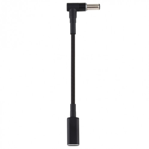 Coude 6,0 x 1,4 mm vers adaptateur USB-C / Type-C Câble tressé en nylon SH1193673-05
