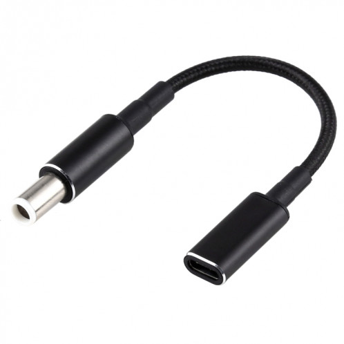 PD 100W 18,5-20V 7,4 x 0,6 mm vers adaptateur USB-C / Type-C Câble tresse en nylon pour Dell SH119586-05