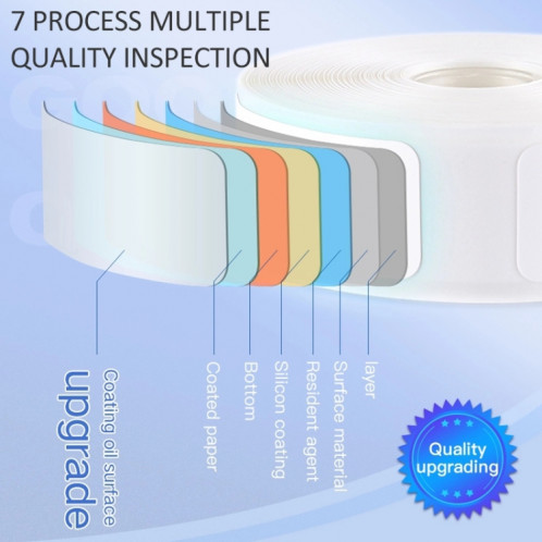 Papier d'impression d'étiquettes thermiques autocollantes L11, taille: 15x50mm SH205C1185-06