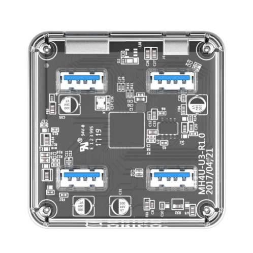 ORICO MH4U-100 USB 3.0 bureau transparent avec câble micro USB de 100 cm SO1222688-014