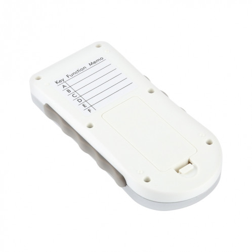 Télécommande d'apprentissage universelle CHUNGHOP L102 DC 3V SH13211749-06