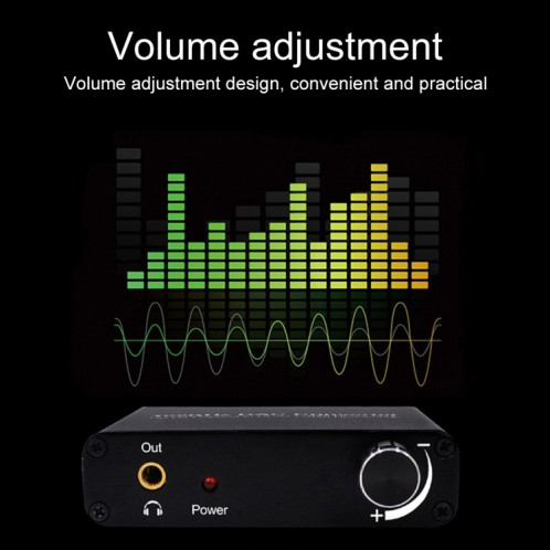 192KHz DAC Converter HD HIFI optique à RCA + 3.5mm casque audio 5.1 canaux numérique convertisseur audio avec contrôle du volume SH13561159-010