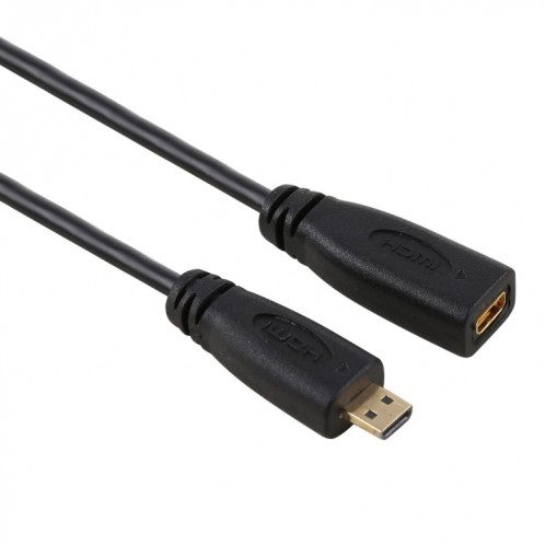 Câble d'adaptateur de connecteur femelle à mâle plaqué or de 30 cm 1080p micro vers femelle SH13911715-04