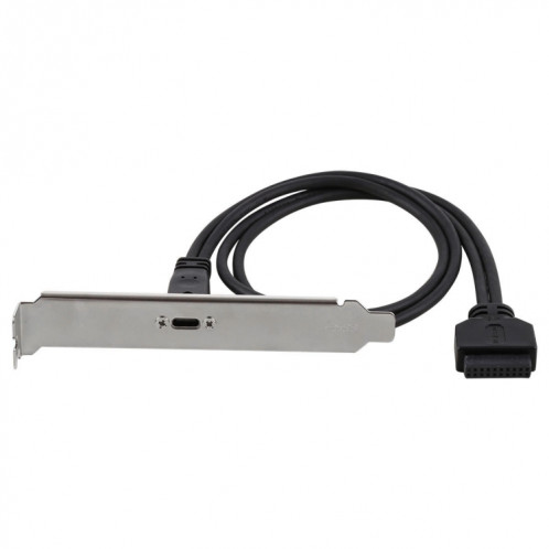 50cm USB-C / Type-C Femelle à USB 3.0 Motherboard Câble de support de support d'extension de panneau femelle à 20 broches SH13951365-04