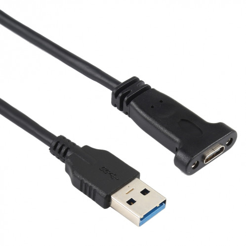 USB-C / Type-C Femme to USB 3.0 Câble de châssis d'extension de l'ordinateur mâle avec déflecteur SH1439216-05