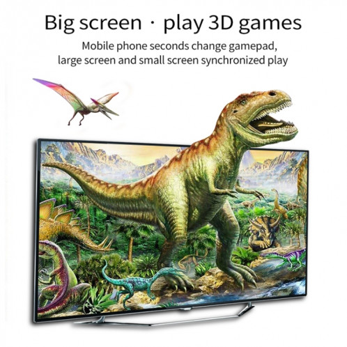 MiraScreen G2 WiFi WiFi WiFi Dongle Récepteur Dongle Airplay Miracast DLNA 4K UHD RK3660 TV Stick pour iPhone, Samsung et autres smartphones (Noir) SH504B405-08