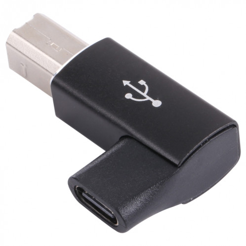 USB-C / TYPE C femelle à l'adaptateur masculin MIDI USB 2.0 B pour instrument électronique / imprimante / scanner / piano (noir) SH514B1403-07