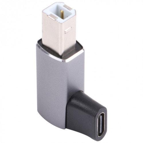 USB-C / Type C femelle à l'adaptateur masculin MIDI USB 2.0 B pour instrument électronique / imprimante / scanner / piano (gris) SH514H1054-07