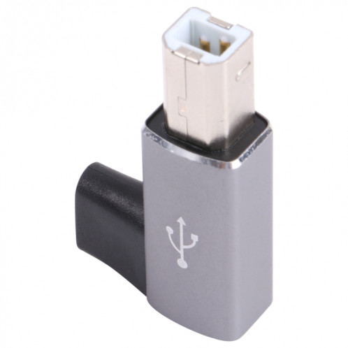 USB-C / Type C femelle à l'adaptateur masculin MIDI USB 2.0 B pour instrument électronique / imprimante / scanner / piano (gris) SH514H1054-07