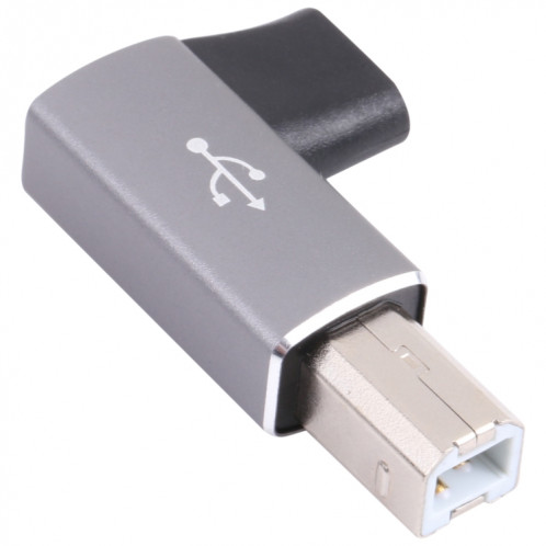 USB-C / Type C femelle à l'adaptateur masculin MIDI USB 2.0 B pour instrument électronique / imprimante / scanner / piano (gris) SH514H1054-07
