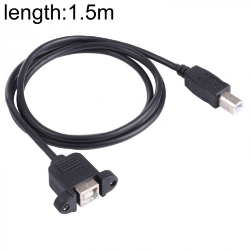 Câble d'extension d'imprimante USB BM à BF avec trou de vis, longueur: 1,5 m SH1518301-05