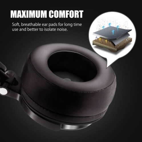 Casque câblé sur la tête Oneodio Pro-30 avec microphone (brun) SO589Z233-06