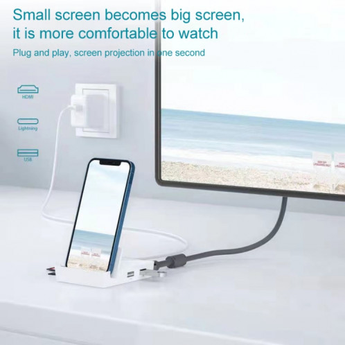 THT-020-1 Convertisseur d'écran d'affichage HD multifonctionnel avec base de chargement SH16051385-07