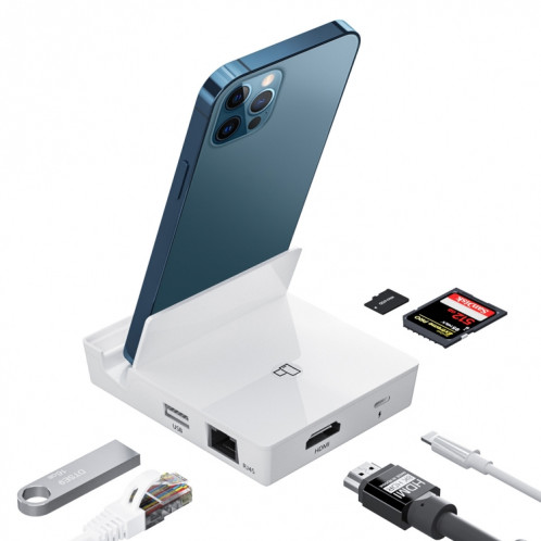 THT-020-1 Convertisseur d'écran HD multifonctionnel HD avec fonction de carte réseau et base de charge SH1606840-07