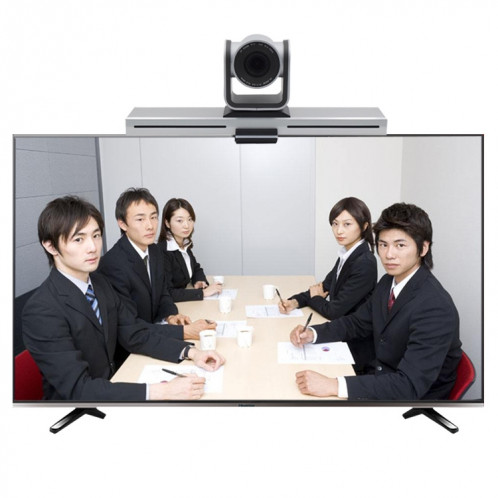 Caméra de vidéoconférence YANS YS-H210UT USB HD 1080P 10X Zoom pour grand écran, prise en charge de la télécommande IR (gris) SY615H35-07