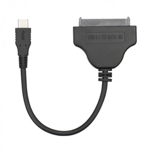 USB Type-C / USB-C à SATA 2 7 + 15 Câble d'entraînement facile, longueur: 20cm SH66161113-07