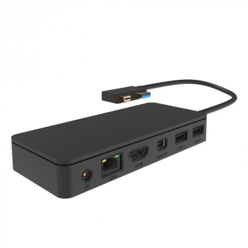 ONTE OT-65002 12 en 1 type multifonctionnel de type-C + USB + RJ45 + station d'accueil HDMI (Noir) SO671B1074-013