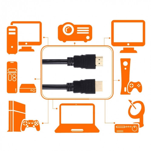 Adaptateur de connecteur de câble HDMI vers HDMI 1.4 version 15m 1920x1080P SH700D1415-08