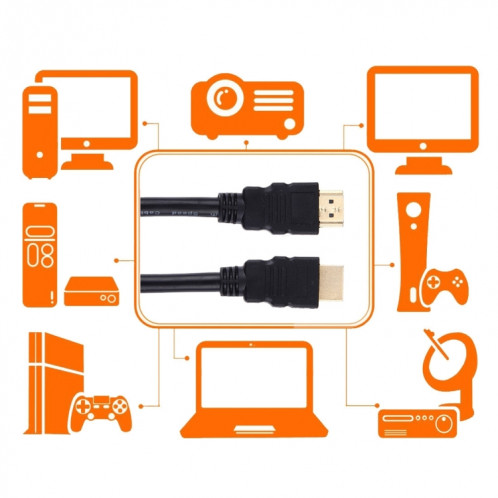 Adaptateur de connecteur de câble HDMI vers HDMI 1.4 version 20m 1920x1080P SH700E1549-08