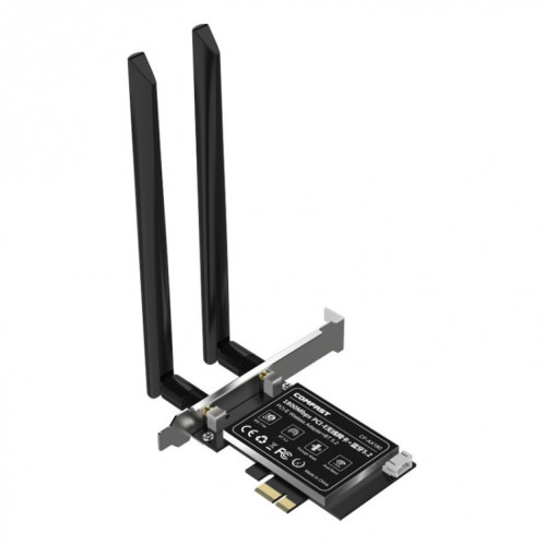 Comfast CF-AX180 1800MBPS PCI-E Bluetooth 5.2 Carte réseau sans fil WiFi 6 sans dissipateur de chaleur SC1788308-07