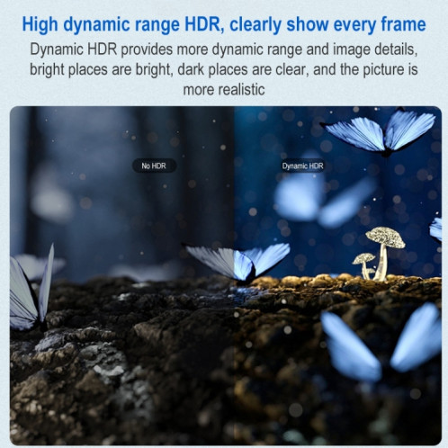 HDMI 8K 60HZ Mâle à Female Câble Support 3D Vidéo, Longueur du câble: 2M SH18091885-05