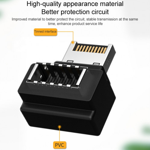 Type-E Adaptateur d'hôte de l'hôte de l'ordinateur au coude à 90 degrés SH18261303-07