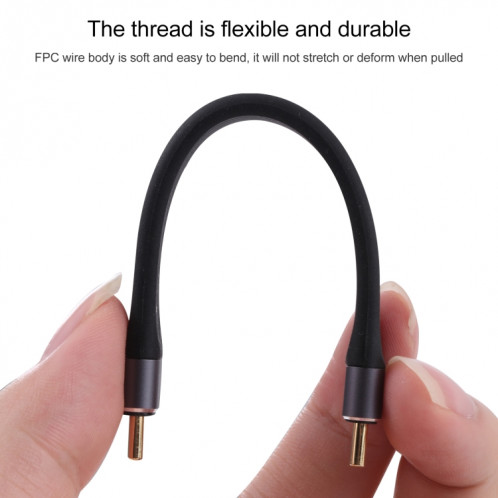 Double USB-C / Type-C Double C / Câble de charge rapide de la transmission rapide de la transmission rapide SH1827114-05