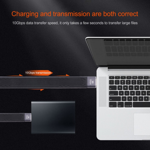 Double USB-C / Type-C Double C / Câble de charge rapide de la transmission rapide de la transmission rapide SH1827114-05
