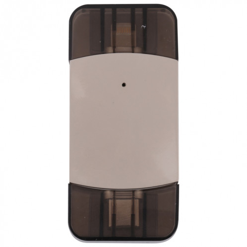 4 sur 1 8 broches + USB-C / Type-C Mâle à USB 3.0 + USB Female Lecteur de carte OTG OTG SH19051621-07
