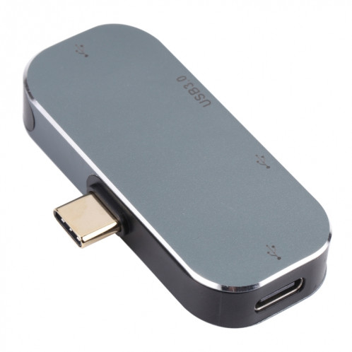 4 in 1 USB-C / Type-C Male to USB-C / Type-C + USB 3.0 + Dual USB Female Adapter SH19251489-04