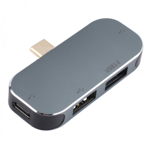 4 in 1 USB-C / Type-C Male to USB-C / Type-C + USB 3.0 + Dual USB Female Adapter SH19251489-04