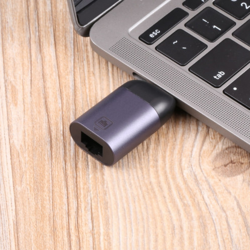USB-C / TYPE-C mâle à 100m RJ45 Adaptateur femelle SH1943930-07