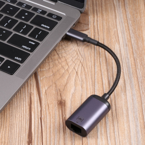 Câble d'adaptateur femelle USB-C / Type-C à 100 m RJ45 SH19441349-07