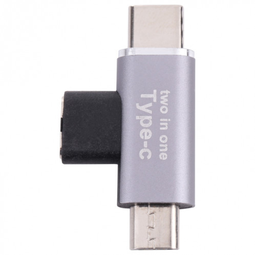 USB-C / C type femelle USB-C / type C Homme + Micro USB mâle Convertisseur SH1986134-07