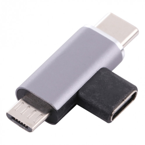 USB-C / C type femelle USB-C / type C Homme + Micro USB mâle Convertisseur SH1986134-07