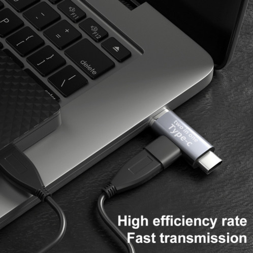 USB-C / C type femelle USB-C / type C Homme + USB-C / type C Homme Converter SH19921659-07