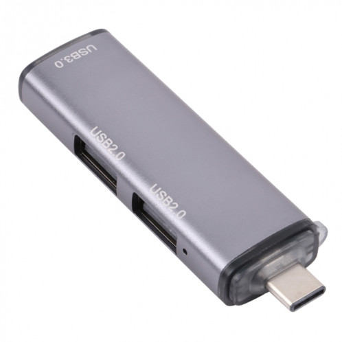 3 ports USB 2.0 x 2 + USB 3.0 à l'adaptateur Hub USB-C / C / C SH2008672-06