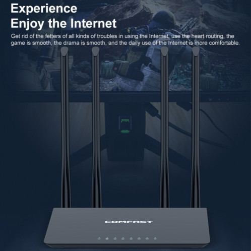 Routeurs sans fil, Comfast CF-WR619AC V2 1200MBPS Dual Band Routeur sans fil SC2016831-07