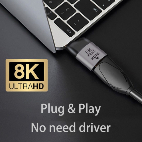 Adaptateur mâle HDMI HDMI 8K 60Hz HDMI sur USB-C / C / C SH2035784-07