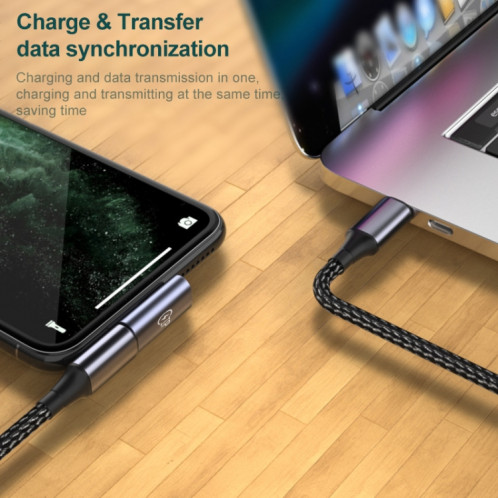 Homme USB-C / Type-C Adaptateur de coude femelle à 8 broches SH2037359-07