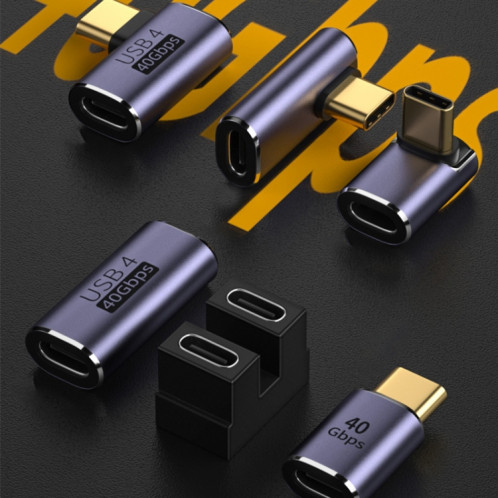 Adaptateur de coude masculin USB-C / Type-C de 40 Gops. SH2064236-07