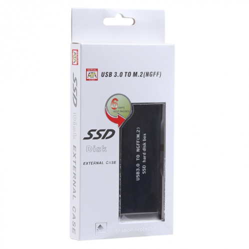 Adaptateur de boîtier de disque dur externe USB 3.0 vers NGFF (M.2) SSD SA2068474-07